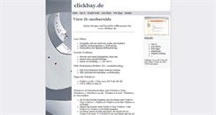 Desktop Screenshot of clickbay.de